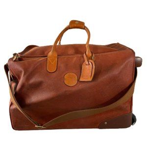 Bric's Carry On Life Pelle 21" Rolling Duffel Bag